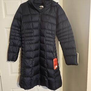 The North Face Women's Blue Puffer Coat
